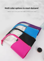 Bolsa De Maquillaje Para Mujer Organizador De Viaje Con Cierre De Cremallera Transparente Y Portador De Cepillos De Maquillaje 1 Pieza - details 4