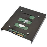 Soporte De Disco Duro Metálico Para PC Adaptador De Montaje De 2.5 Pulgadas a 3.5 Pulgadas Caja De Enclosure Para SSD Y HDD Material De Hierro Peso 68g - details 2