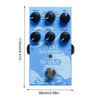 M-VAVA Mini-Universe Pedal De Efectos Para Guitarra Reverb Digital Analog Reverberation 9 Sonidos De Reverb Pedal Puro Para Bass Electrónico - details 9