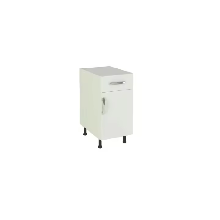 Suinplas Decoraciones MUEBLE KIT COCINA COMPLETO BLANCO BAJO DE 40 CM CON CAJON - 1