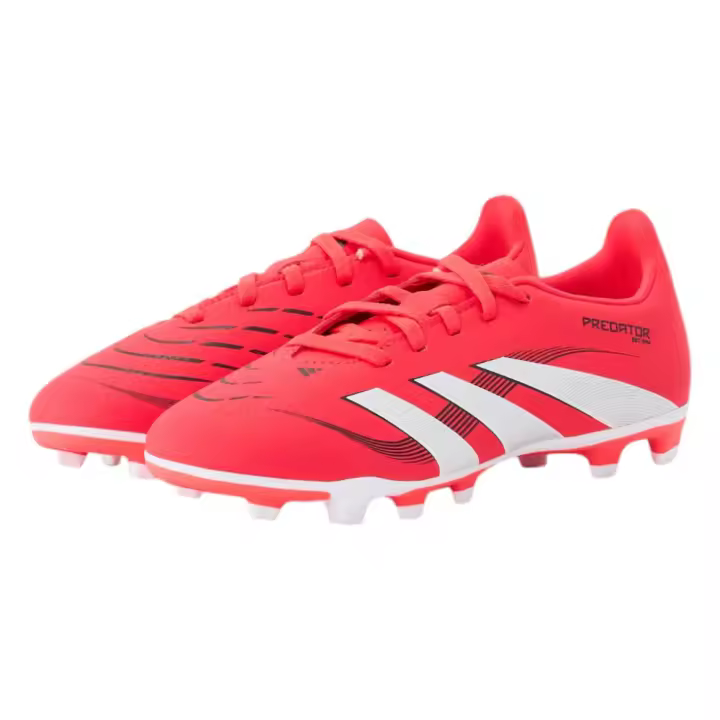 Zapatillas Adidas Predator Club Fg / Mg Junior Rojo Id3813 Bota Futbol Niños Cesped Natural Y Artificial - 1