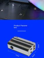 GPUHOLD Disipador De Calor Para SSD M.2 Con Pantalla De Temperatura Doble Tubo De Cobre NVME/NGFF 2280 Radiador Para Disco Duro SSD Sólido - details 16
