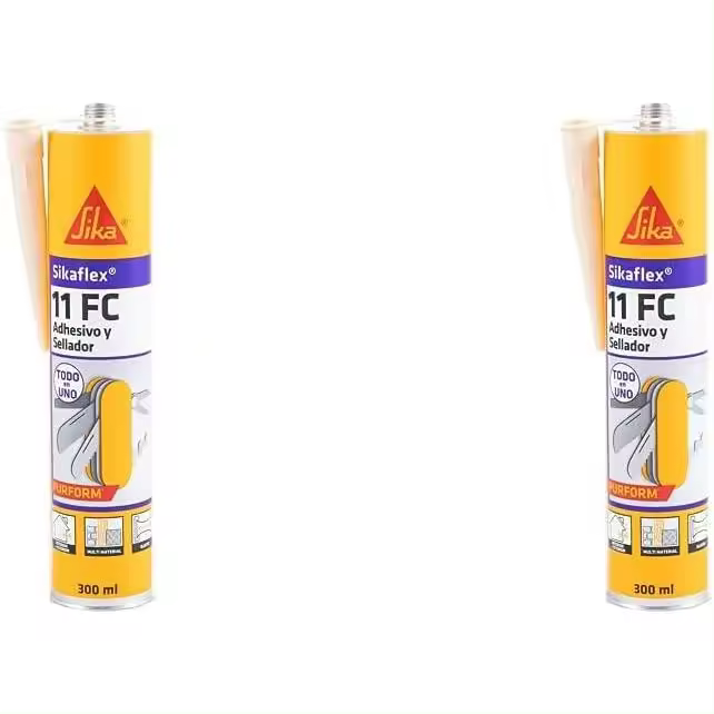 Sikaflex 11 FC Purform Beige - Masilla adhesiva multiusos, junta y pegamento, sellador poliuretano multisoportes, para interior y exterior, 300ml - 1