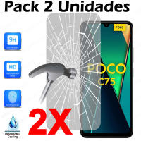 Funda + Protector Cristal Vidrio Templado Opcional Compatible Con XIAOMI POCO C75 Carcasa Básica, Foroo Gel TPU Silicona Líquida Mate Suave Flexible, Ligera, Color Negro Transparente, Ajuste Perfecto, Acceso Conectores, Case Meloenvias mle18 - details 3