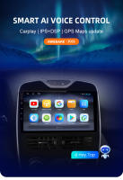 AWESAFE inalámbrico CarPlay Android Auto Radio para Renault Clio 4 2012 2013 2014 2015 2016 2017 2018 2019 coche reproductor multimedia GPS 2 din autoradio volante controles RDS Bluetooth - details 2