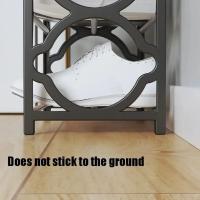 Económico Armario De Zapatos Con Cuatro Capas Para Casa Y Dormitorio Organizador De Zapatos Plástico Resistente Al Polvo Y Líquidos Tamaño Compacto Con Borde Redondo - details 5