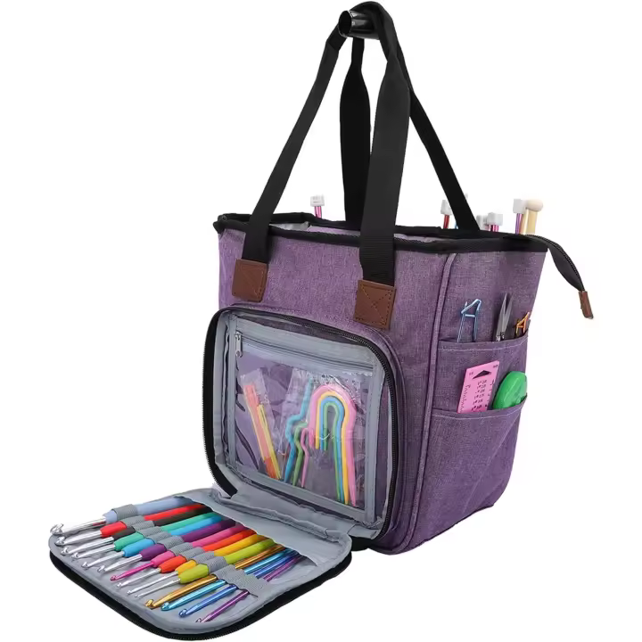 Bolsa grande para guardarse artículos de DOT, Bolsa de costura, de crochet - 1