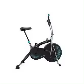 Cecotec 7228 Drumfit CrossFit 1000 Eolo Bicicleta indoor con resistencia al aire ajustable manualmente. Sillín ajustable verticalmente. Pantalla LCD. - 1