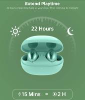 1MORE ColorBuds auriculares bluetooth verdaderos auriculares inalámbricos con micrófonos ENC, 22 horas de reproducción, reproducción/pausa automática, carga rápida, auriculares inalámbricos TWS resistentes al agua IPX5 para niños y adultos - details 5