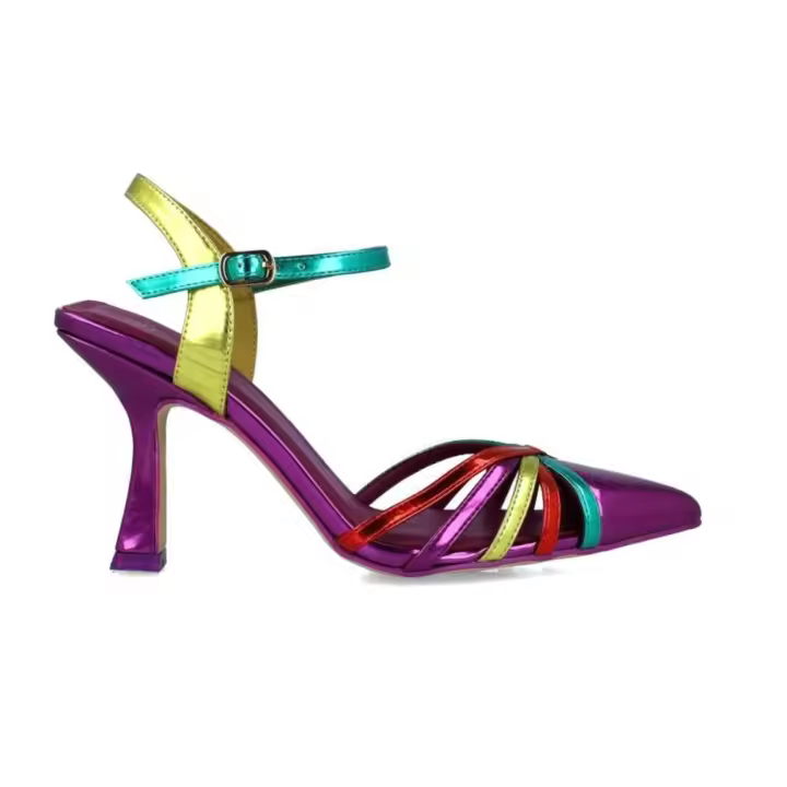 Menbur 24764 Zapatos de tacón Messor para mujer en multicolor de piel vegana - 1