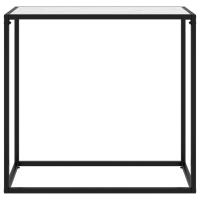 Vidaxl Mesa Consola Vidrio Templado 80x35x75 Cm Transparente - details 1