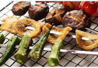 10/15Pcs Brochetas De Barbacoa De Acero Inoxidable Reutilizables Para Camping Al Aire Libre Herramientas De Picnic Y Cocina - details 15