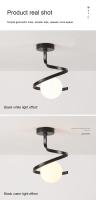 Lámpara De Techo LED Para Decoración De Habitaciones Y Estudios Luz Moderna Para Dormitorio Sala De Estar Comedor Y Pasillo - details 7