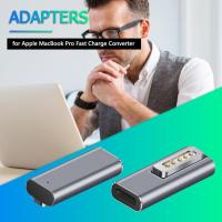 Adaptador PD Magnético USB Tipo C Para Magsafe 1 2 MacBook Air pro Con Indicador LED Carga Rápida Convertidor De Enchufe Magnético Material De Estructura De Aleación De Aluminio - details 0