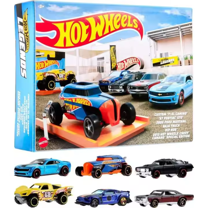 Hot Wheels Legends Tour Pack 6 Coches - 1