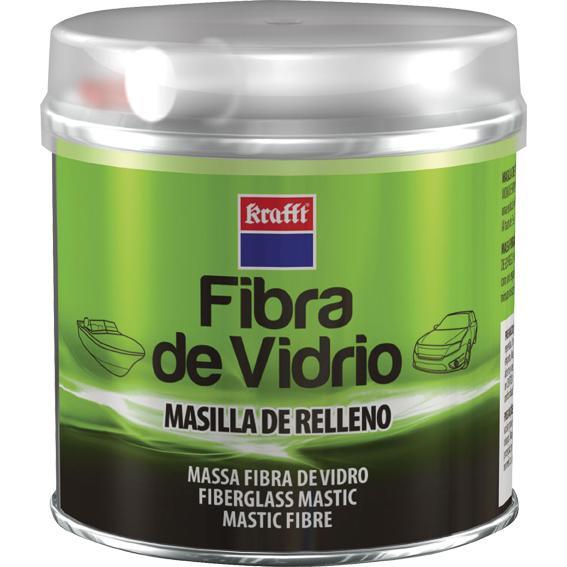 Masilla de Reparación para Carrocería con Fibra de Vidrio 250gr - Krafft