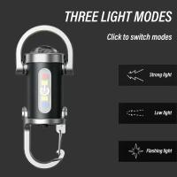 Linterna LED De Cadena Multifuncional Para Actividades Al Aire Libre Linterna De Inspección Práctica Impermeable Con Luz Fuerte De 5W Para Camping Viajes Y Trabajo - details 3
