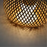 Modernandelier De Bambú Y Rot De Trenzado a Mano Para Sala De Estar Y Restaurante Estilo Asiático Lumina De 3-5m² Fuente De Luz LED - details 4