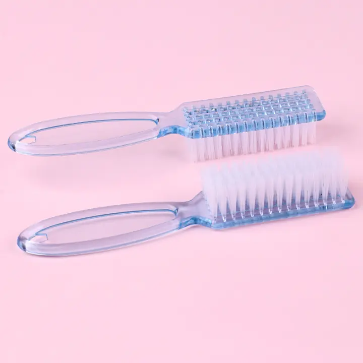 30 Pcs Cepillos De Uñas Multifuncionales Con Mango Largo De Plástico Limpiador De Polvo Y Limpieza De Manicura Herramientas De Eliminación De Residuos - 1