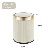 Bandeja Doble De Plástico Para Interiores Y Exteriores Con Tapa Para Sala De Estar Cocina Dormitorio Contenedor De Basura Doméstico De Alta Calidad - details 6