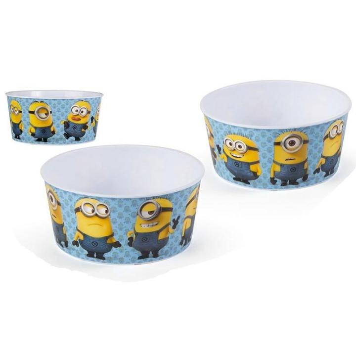 Bolsos Hf Cuenco Minions 870ml Original Divertido Práctico Resistente Colorido