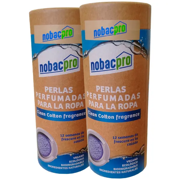 Perlas perfumadas ecológicas y veganas para la ropa 210 gr. Pack 2 botes - 1