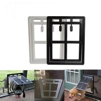 Puerta De Malla Para Mascotas Plástica Cerrable Para Perros Y Gatos Prueba De Mosquitos Seguridad Con Velo De Gato Para Ventanas Puerta De Albergue Para Mascotas - details 5