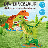 Bloques De Construcción Mini Dinosauros Jurásico Juguete Educativo Para Niños Modelo De Edificios En Miniatura Para Juego Creativo - details 0
