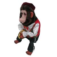 Juguete De Peluche Mono Para Niños 27cm Con Sonido Y Toque Inducción Performance De Cumpleaños Regalo Electrónico Tejido De Algodón - details 7