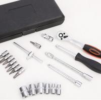 Juego de 46 destornilladores de 1/4 de pulgada y 45 dientes con brocas y llave de trinquete reversible para reparación de automóviles y uso doméstico con caja de almacenamiento. - details 0