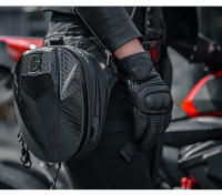 Bolsa De Pierna Impermeable Para Motocicleta Carbono Fibra Caja Rígida Hombro Pack Casual Exterior Para Hombres Y Mujeres - details 3