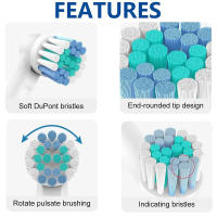 Cabezales De Cepillo De Dientes 16Pcs Compatible Con Oral B Braun Electrónico Precisión Reemplazo Para pro Smart Genius Para Adultos - details 4