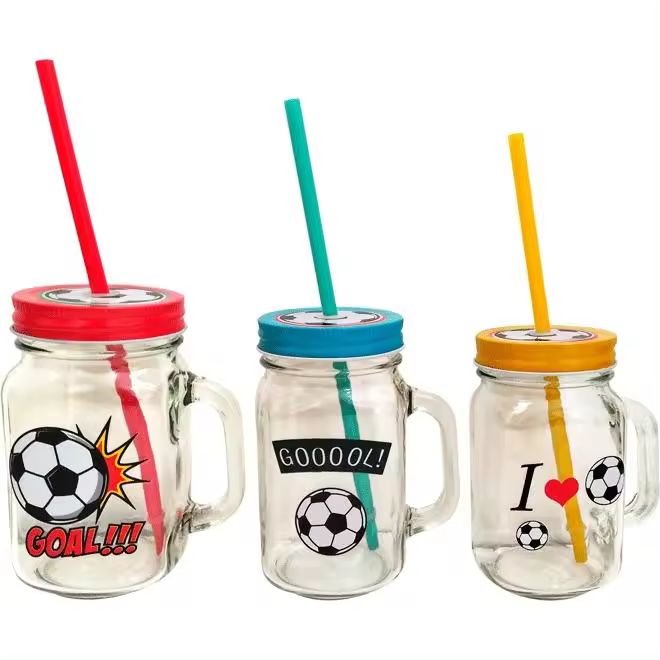 Disok Lote 10 Jarras Fútbol Termos Tazas Detalles Cumpleaños Comuniones Originales - 1