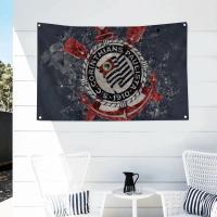 Bandera De Deporte Club Corinthians Paulista 1PC Poliéster Para Exterior Decoración De Habitación Estilo Colgante Sin Personalización - details 9