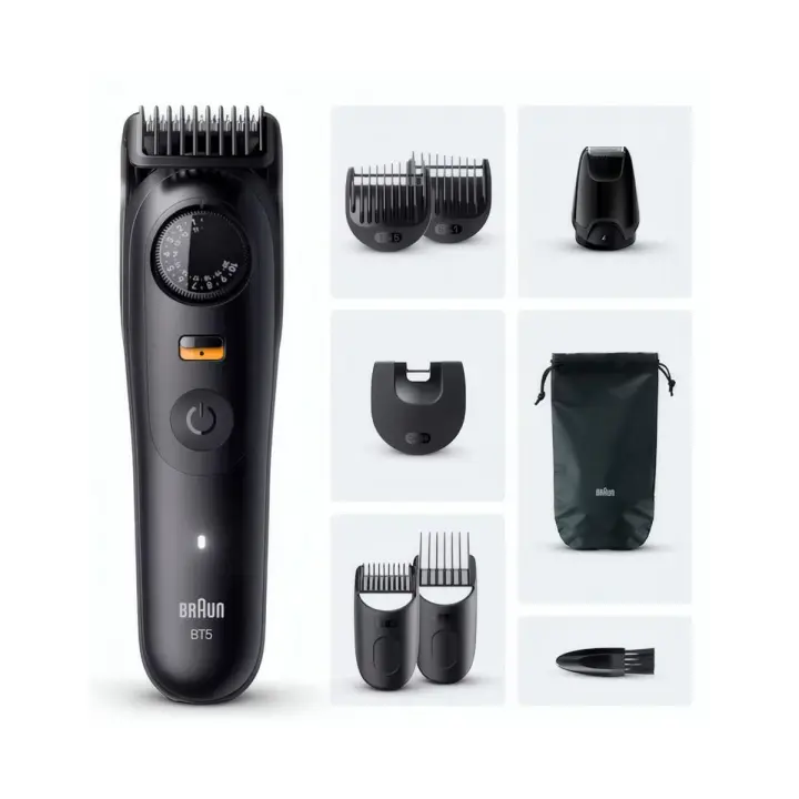BRAUN BT5560 / Recortadora de barba con 8 accesorios - 1
