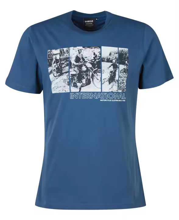 Barbour International Arter Graphic-Print T-Shirt Insignia Blue - 1