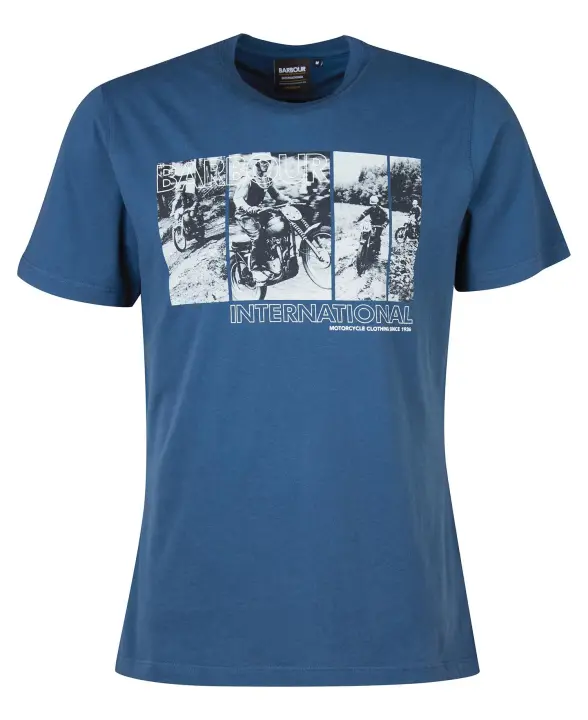 Barbour International Arter Graphic-Print T-Shirt Insignia Blue - 1