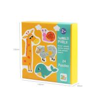 Juego De Rompecabezas De Madera Montessori Para Niños Cognición Temprana Educativo Juguete De Aprendizaje Temprano Animal Fruta Tráfico Regalos - details 4
