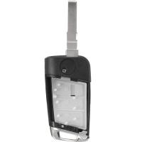 Banner - Carcasa mando llave del coche 3 botones compatible con Volkswagen