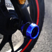 Protector De Caída Para Motocicleta 1Par Aluminio Aleación Rueda Delantera Marco Protetor De Caída Accesorios De Seguridad Moto - details 3