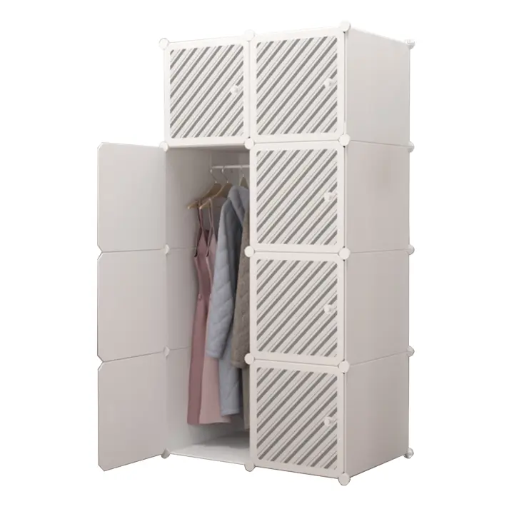 XOKOTAKI Armario Modular, Estantería de Módulos, Organizador Modular de Ropa Ropero para Hogar, Estante de Almacenamiento para Dormitorio - 1
