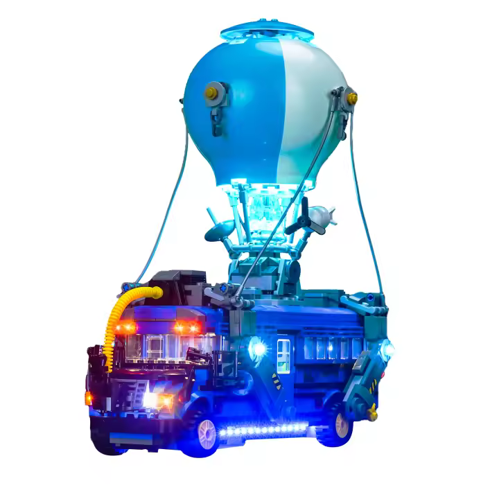 Luz LED Lazishi 77073 Para Bloques De Construcción Battle Bus Regalo Compatible Con Lego Material Plástico Sin Baterías Para Mayores De 14 Años - 1