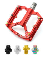 MUQZI 10pcs Tornillos Para Pedal De Bicicleta Acero Inoxidable Aleación De Aluminio Antideslizante Pin De Pedal MTB Piezas De Bicicleta - details 3