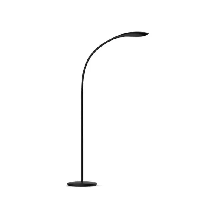 F BRIGHT Lámpara de Pie Led en Metal Negro 3000k 12w para Salones y Dormitorios - 1