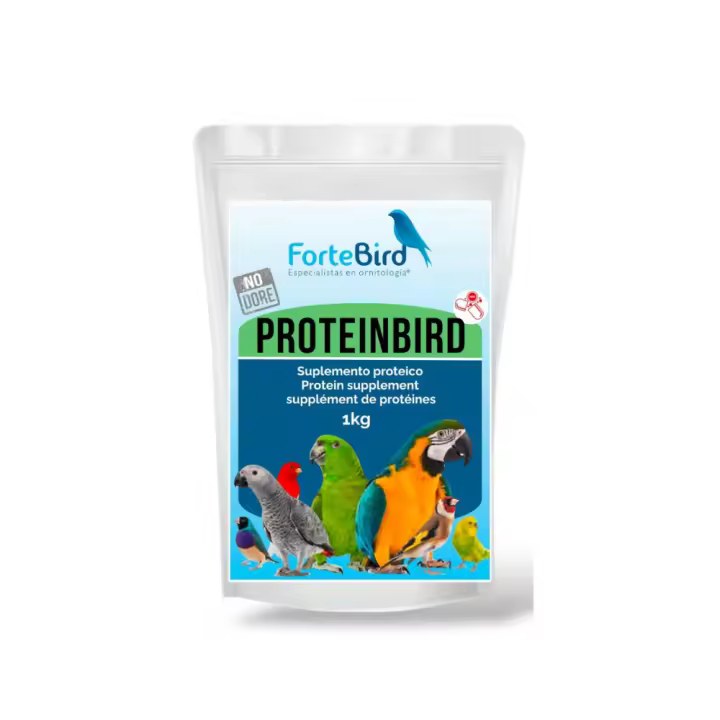 ProteinBird  Proteinas facilmente digerible para nuestras aves NO DORÉ 1kg FORTEBIRD - 1