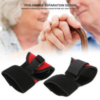 Guante Auxiliar De Dedos Negro Para Rehabilitación Y Entrenamiento De Mano Guante De Fuerza Con Cierre Para Tratamiento De Lesiones En La Mano Tamaño Aproximado 22x11x1cm Peso Aproximado 45g - details 0