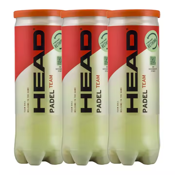 Tripack De Botes De 3 Bolas Head Padel Team - 1