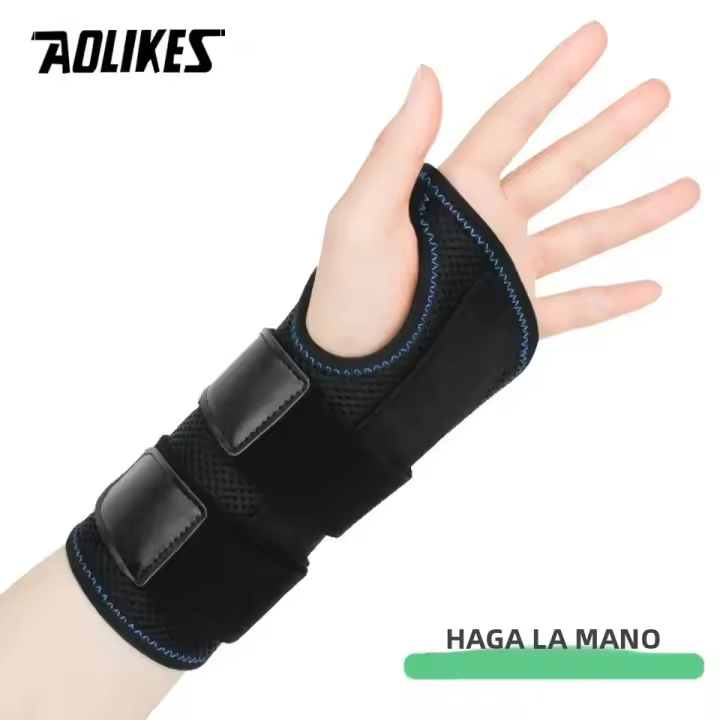 AOLIKES 1PCS Soporte De Muñeca Para Tunnel Carpal Artritis Con Esplintajes Compresión Soporte De Mano Para Tendinitis Esfuerzo - 1