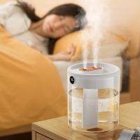 Nuevo Humididiador de Doble pulverización de 2L, USB de gran capacidad, Hogar Silencioso, dormitorio, oficina, Luz Nocturna, Número
Pantalla de humidificador, Blanco - details 1