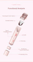 Epilador Eléctrico Para Mujeres 2 En 1 Doble Cabeza Painless Trimmer De Bikini Uso Seco Y Húmedo Cabeza Desmontable Afeitadora Eléctrica Para Pelos Pubicos - details 17